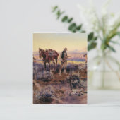 Charles M. Russell betaalt de Fiddler (1919) Briefkaart (Staand voorkant)