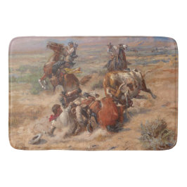 Charles M. Russell The Strenuous Life Badmat