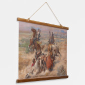 Charles M. Russell The Strenuous Life Hangend Wandkleed (Gebogen)