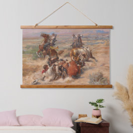 Charles M. Russell The Strenuous Life Hangend Wandkleed