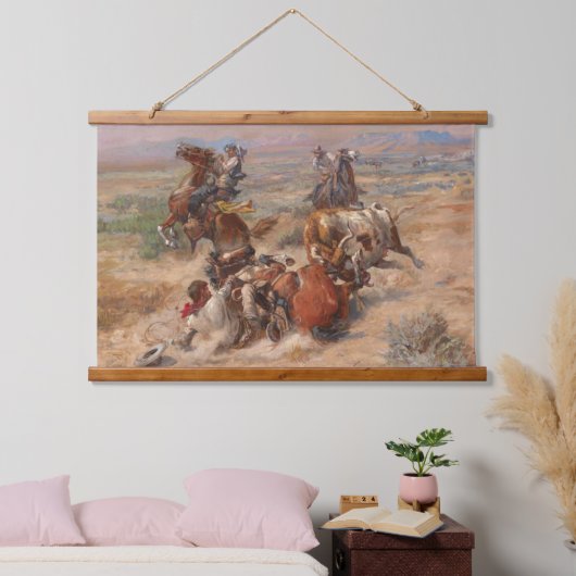 Charles M. Russell The Strenuous Life Hangend Wandkleed (Slaapkamer)