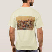 Charles M. Russell's First Wagon Tracks (1908) T-shirt (Achterkant)
