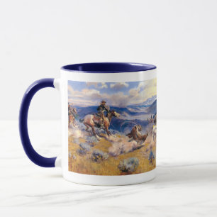 Charles M. Russell's Loops and Swift Horses (1916) Mok