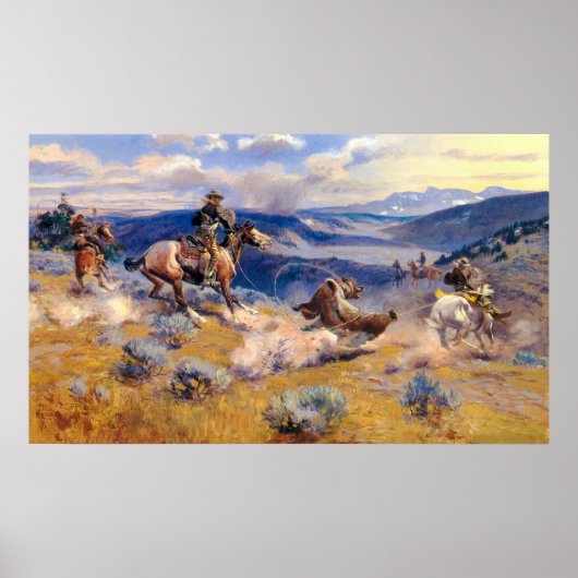 Charles M. Russell's Loops and Swift Horses (1916) Poster (Voorkant)