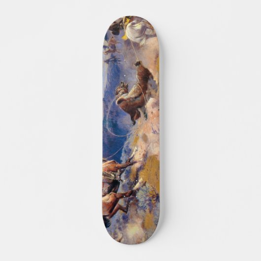 Charles M. Russell's Loops and Swift Horses (1916) Skateboard (Voorkant)