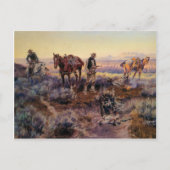 Charles M. Russell's Paying the Fiddler (1919) Briefkaart (Voorkant)