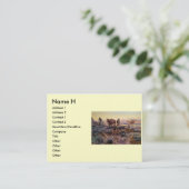 Charles M. Russell's Paying the Fiddler (1919) Visitekaartje (Staand voorkant)