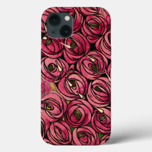 Charles Mackintosh schilderij, Rozen, Case-Mate iPhone Case