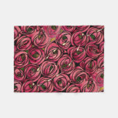 Charles Mackintosh schilderij, Rozen Fleece Deken (Voorkant (Horizontaal))