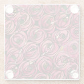 Charles Mackintosh schilderij, Rozen Glazen Onderzetter (Achterkant)