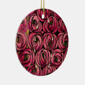 Charles Mackintosh schilderij, Rozen, Keramisch Ornament (Rechts)