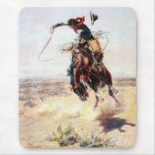 Charles Marion Russell A Bad Hoss Muismat (Voorkant)