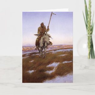 Charles Marion Russell - Cree Indiaan Kaart