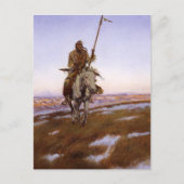 Charles Marion Russell - Cree Indian Briefkaart (Voorkant)