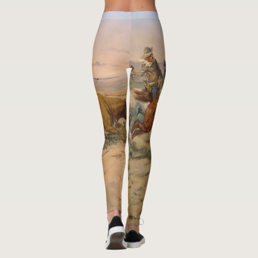 Charles Marion Russell - Herd Quit Leggings (Achterkant)