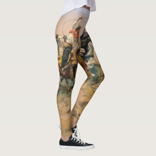 Charles Marion Russell - Herd Quit Leggings (Rechts)