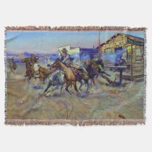 Charles Marion Russell  Rook van een .45 1908 Deken