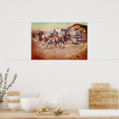 Charles Marion Russell – Smoke of a .45 Poster (Keuken)