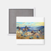 Charles Marion Russell The Beer Hunt Magneet (Voorkant / Achterkant)