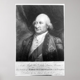 Charles, Marquis van Cornwallis, 1799 Poster