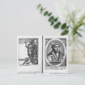 Charles Martel en Martin Luther Briefkaart (Staand voorkant)