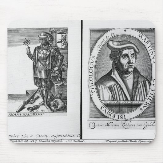 Charles Martel en Martin Luther Muismat (Voorkant)