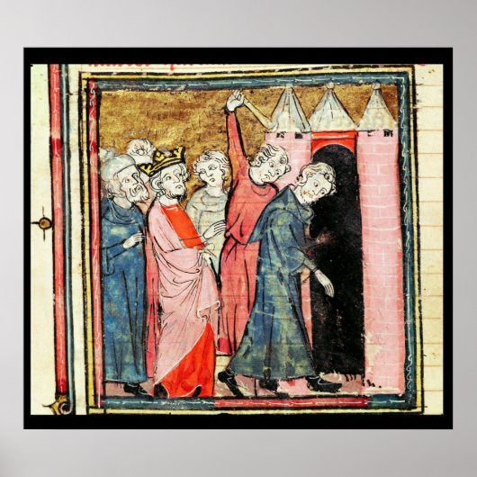 Charles Martel zorgt voor straf Poster (Voorkant)