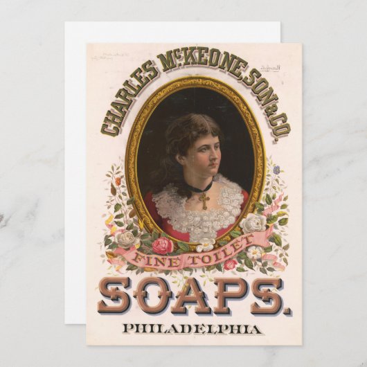 Charles McKeone, Son & Co., Antiek Soap advertenti (Voorkant / Achterkant)