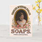 Charles McKeone, Son & Co., Antiek Soap advertenti Kaart (Gele Bloem)
