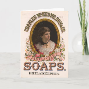 Charles McKeone, Son & Co., Antiek Soap advertenti Kaart