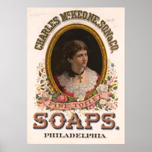 Charles McKeone, Son & Co., Antiek Soap advertenti Poster