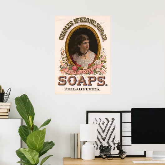 Charles McKeone, Son & Co., Antiek Soap advertenti Poster (Thuiskantoor)