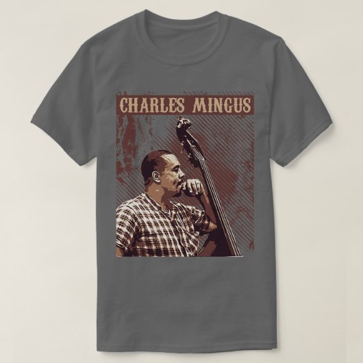 Charles Mingus Jazz vintage T-shirt (Design voorkant)