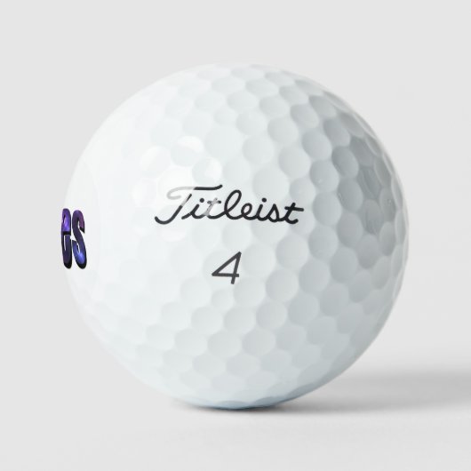 Charles Name Made From Nebula Clouds, Golfballen (Logo)
