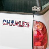 Charles Name Vorname USA Aufkleber Sticker Auto (Op Truck)