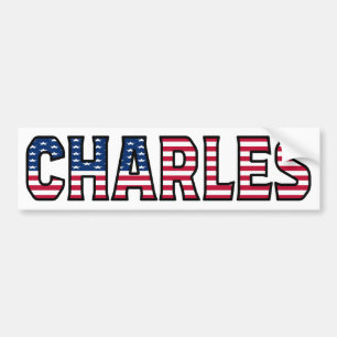 Charles Name Vorname USA Aufkleber Sticker Auto