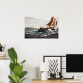 Charles Napier Hemy with Wind and Tide Poster (Thuiskantoor)