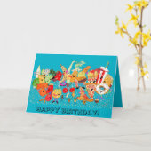 Charles Pals 'Happy B.day'-kaart Kaart (Gele Bloem)