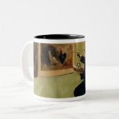 Charles Philippe Gevens, schoonvader van kunstenaa Tweekleurige Koffiemok (Voorkant links)