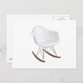 Charles & Ray Eames Shell Eiffel Rocking Chairman Briefkaart (Voorkant / Achterkant)