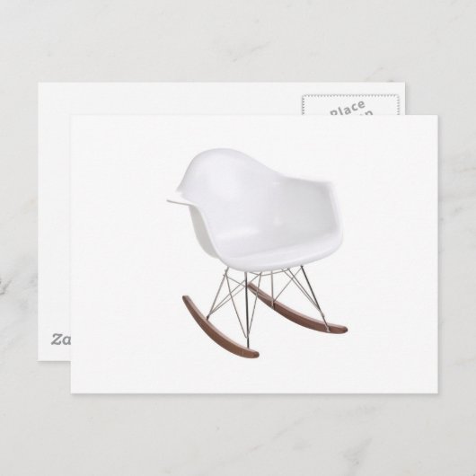 Charles & Ray Eames Shell Eiffel Rocking Chairman Briefkaart (Voorkant / Achterkant)