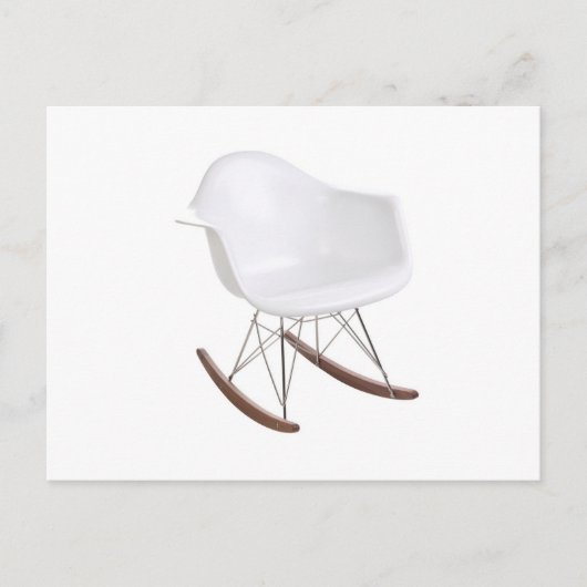 Charles & Ray Eames Shell Eiffel Rocking Chairman Briefkaart (Voorkant)