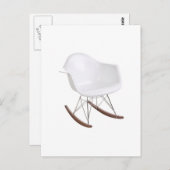 Charles & Ray Eames Shell Eiffel Rocking Chairman Briefkaart (Voorkant / Achterkant)