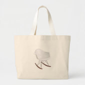 Charles & Ray Eames Shell Eiffel Rocking Chairman Grote Tote Bag (Voorkant)