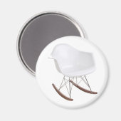 Charles & Ray Eames Shell Eiffel Rocking Chairman Magneet (Voorkant / Achterkant)