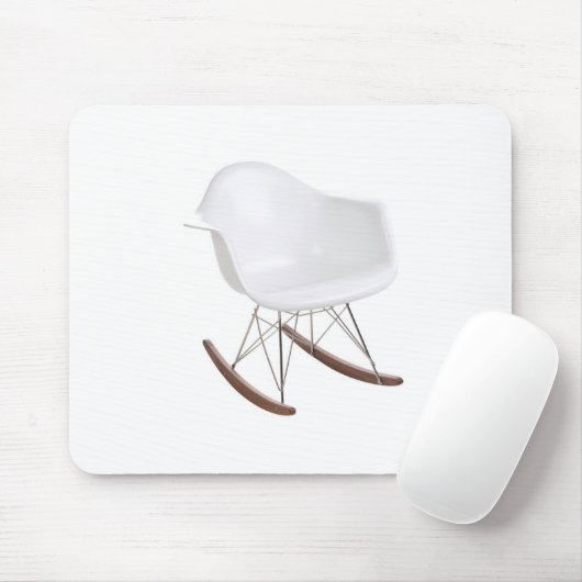 Charles & Ray Eames Shell Eiffel Rocking Chairman Muismat (Met muis)