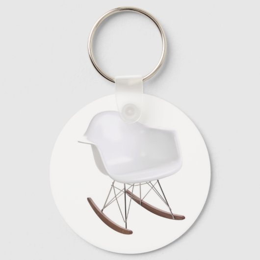 Charles & Ray Eames Shell Eiffel Rocking Chairman Sleutelhanger (Voorkant)