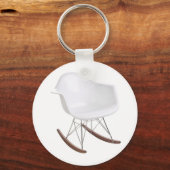 Charles & Ray Eames Shell Eiffel Rocking Chairman Sleutelhanger (Voorkant)