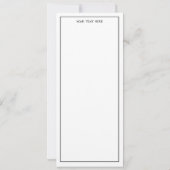 Charles Rennie Mackintosh 1890 Sjabloon nieuwjaar (Achterkant)