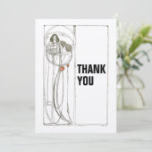  Charles Rennie Mackintosh Bedankkaart (Staand voorkant)